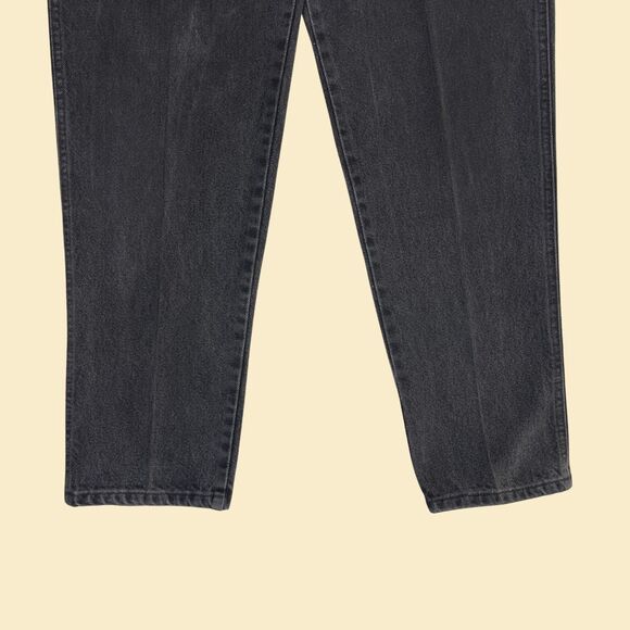 90s size 16T Gitano jeans, vintage black high rise womens denim cotton pants - Picture 6 of 9